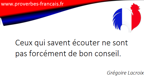 Un bon conseil